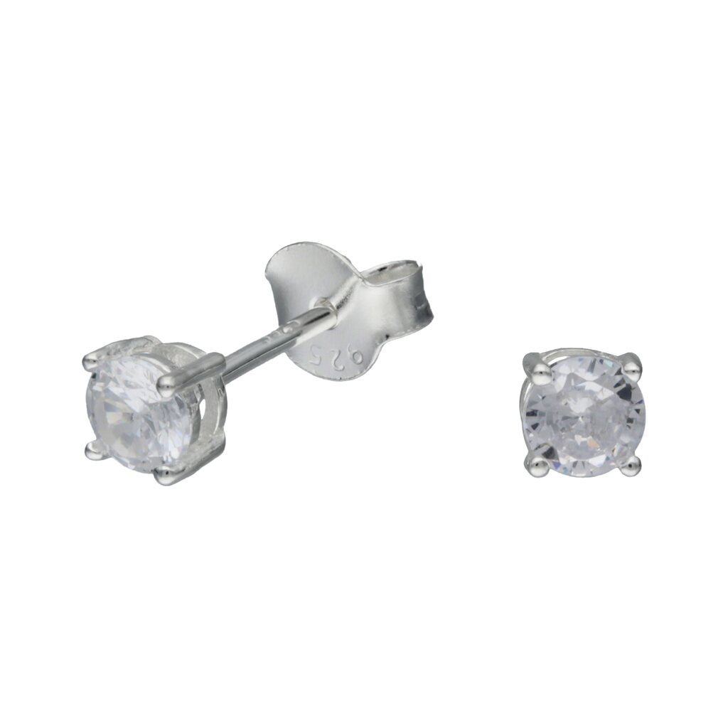 Aro Circón 4 mm Plata 925