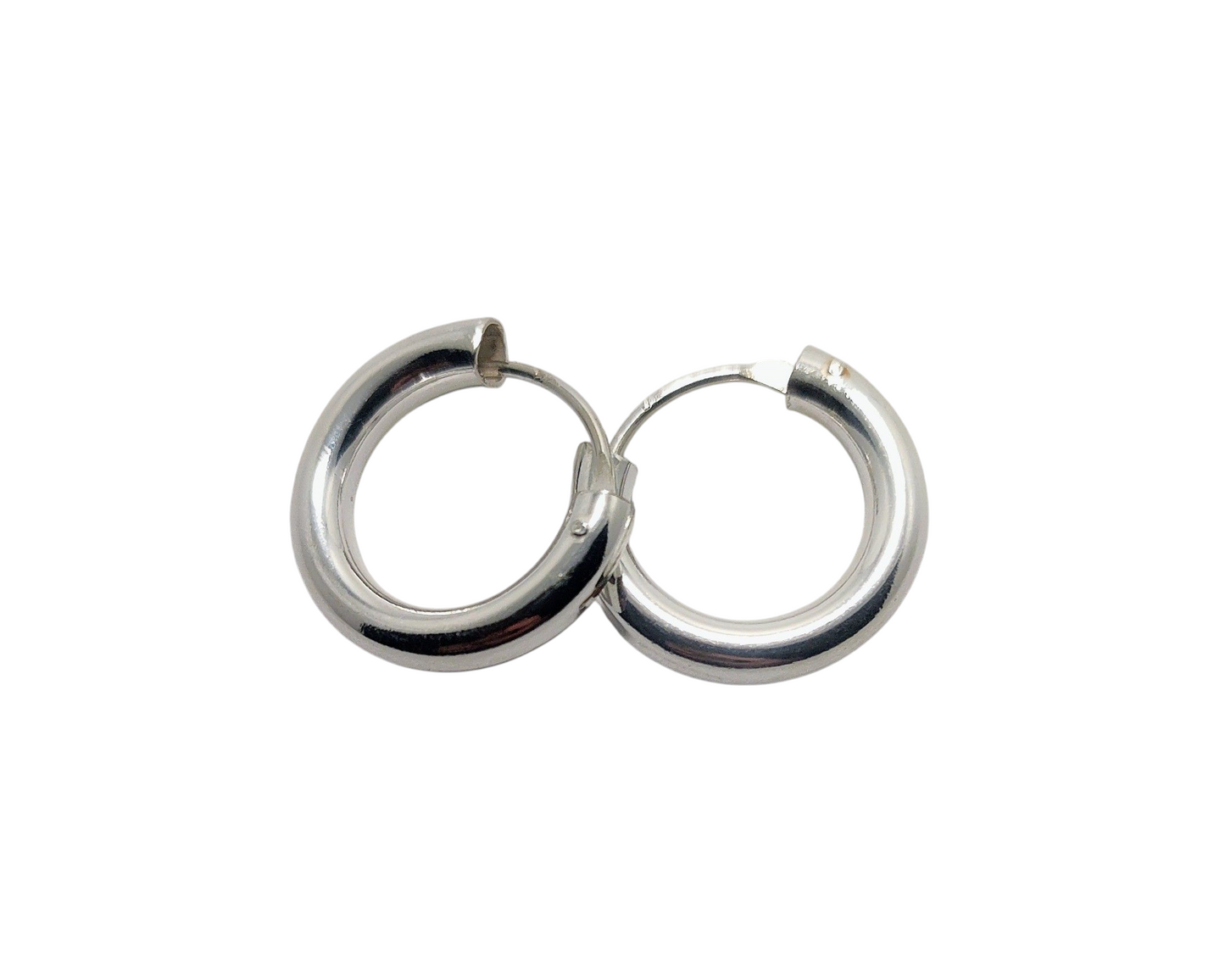 Argolla gruesa de plata de 925