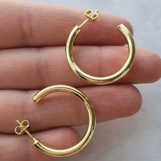 AROS ARGOLLAS 28MM 2,5MM GROSOR ORO