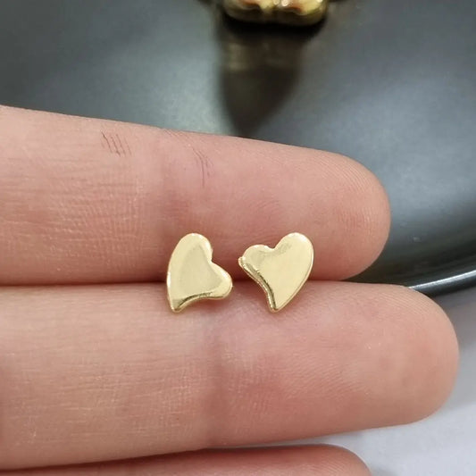 AROS MINI CORAZÓN 7MM ORO