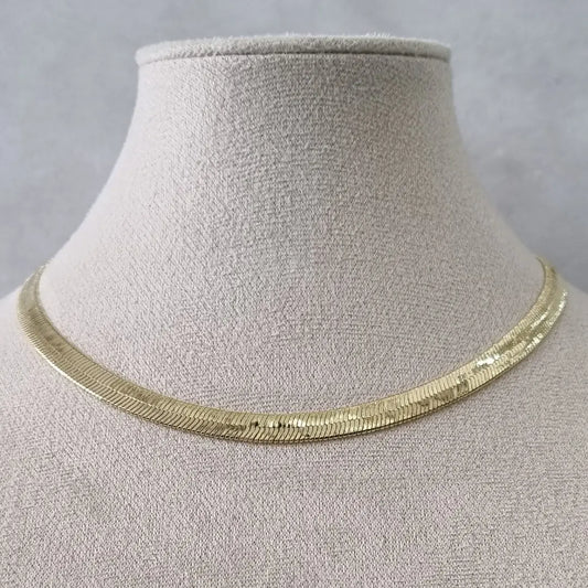 COLLAR CINTA 4MM, 40CM ORO