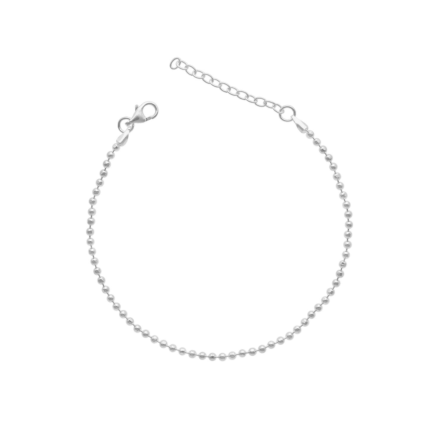 PULSERA BOLITA DIAMANTADA 2MM