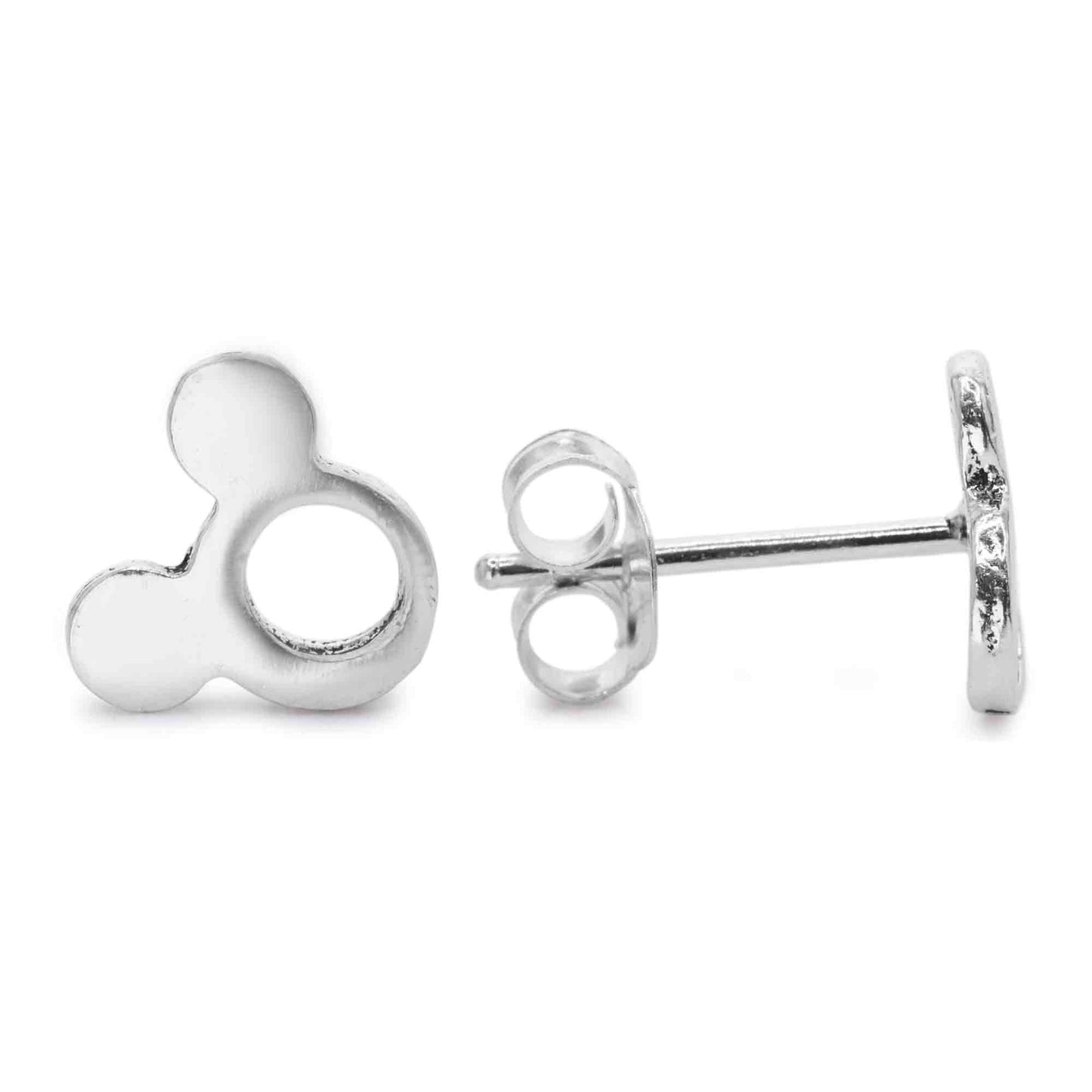 Aros de Plata 925 Marco Mickey Mouse 8mm