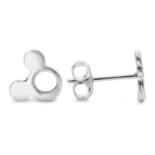 Aros de Plata 925 Marco Mickey Mouse 8mm